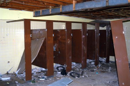 Vista Drive-In Theatre - Restroom - Photo From Water Winter Wonderland (newer photo)